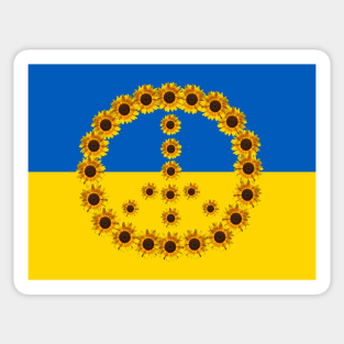 Sunflower Peace Sticker